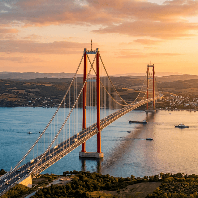 1915 Çanakkale Köprüsü'nde Yeni Vizyon Işıklandırması